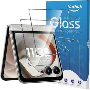 2 Pack Compatible with Motorola Razr 2026 Screen Protector [Front Screen Only],9H Tempered Glass Film,HD Clear Scratch Resistant,Bubble-Free for Motorola Razr 2026 Screen Protector in Saudi Arabia
