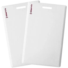 بطاقة القرب AlphaPass Clamshell المبرمجة في نفس اليوم للتحكم في الوصول. يستبدل HID 1326 ProxCard II. تنسيق قياسي 26 بت H10301. اختر رمز المنشأة ونطاقها. (25 حزمة) in Kuwait