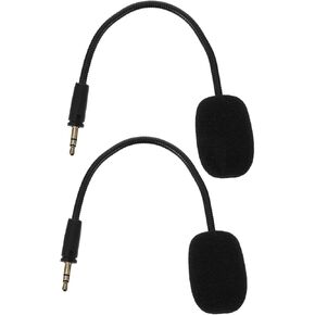 ARTIBETTER 2pcs Gaming Headset Replacement Mic 3.5mm Detachable Boom in Saudi Arabia