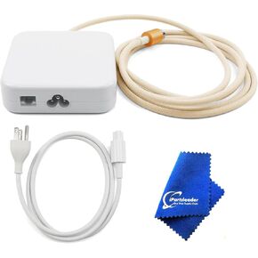 143w Power Adapter w/Ethernet A2290 for iMac (24 inch M1/M3/M4) A2280 A2439 A2438 A2873 A2874 A3137 A3247 US Power Cord Cable 923-05141 661-18537 661-46766 (Yellow w/Ethernet) in Saudi Arabia