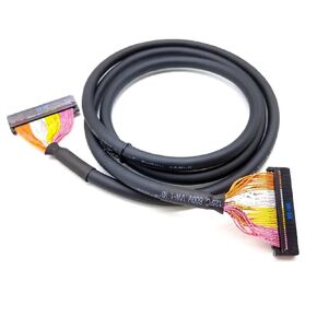 PLC Connection Cable 10 20 30 34 40 50 64 Core Pin IDC Terminal Block Multi-core Signal Shielding Wire FC-2.54 Connector(2m,IDC64-IDC64) in Kuwait