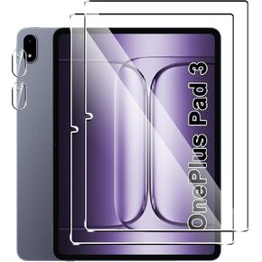 [2+2 Pack ] for OnePlus Pad 3 Screen Protector with Camera Lens Protector,Tempered Glass Film,HD Clear,Anti-Scratch,Bubble Free in Saudi Arabia
