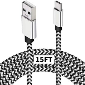 DEEGO Type C Charger Cable,15FT Long USB A to C Cable in Saudi Arabia