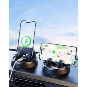 Car Dashboard Phone Holder 360 Degree Rotation Car Dash Phone Mount in Saudi Arabia