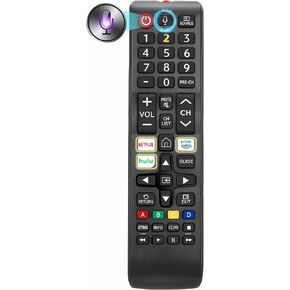 Replacement for Samsung TV Remote, Voice Control, Compatible with 2019-2025 Samsung Smart TV, LED, QLED, Crystal UHD, 2-Year Warranty in Saudi Arabia