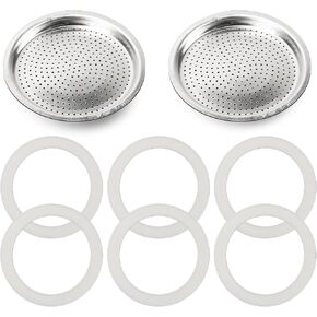 Moka Pot Spare Parts Replacement for Bialetti 3/4 Cups Gasket and Plate in Saudi Arabia