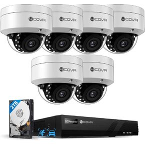4COVR 4K 16 Channel Security Camera System PoE with 4TB HDD, LY54AX8M1616 in Saudi Arabia