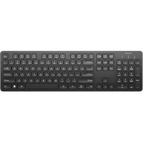 Staples TECH Slim Wireless Keyboard, Full‑Size 104‑Key, Quiet Scissor Keys, USB Receiver, Black in Saudi Arabia