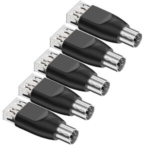 PS2 to USB Adapter, 4-Pack Mouse and Keyboard Converter for Legacy PS/2 Devices USB Typec (Type-C Female to PS2 Male) in Saudi Arabia