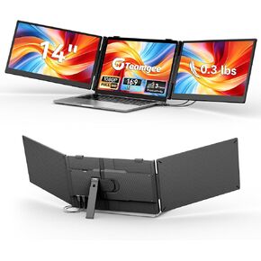 Teamgee S10 Pro 14" Dual-Screen Extender – Ultra‑Slim & Hidden Cable in Saudi Arabia