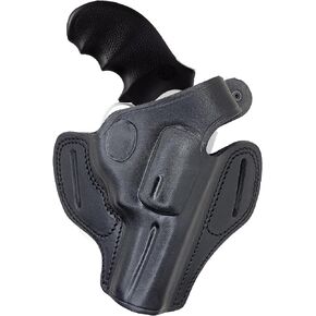 Diamondback SDR 357 OWB Holster - J Frame 3 بوصة برميل - لـ Diamondback SDR 3"، Rgr SP101، S&W 60 63، Taurus 85 605 856 Guns - حافظة مسدس جلدية فطيرة - حافظات Taurus 856 - Sp101 الحافظة in Kuwait