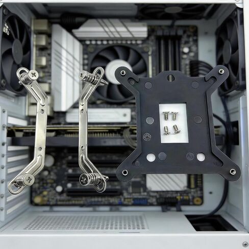 Standardized CPU Heatsink Bracket Backplanes Fastening Screws Metal for 1200 115X Long Durability CPU Fan Mounting Screws in Kuwait