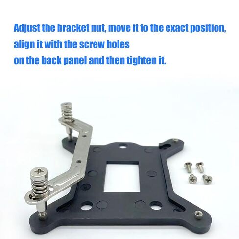 Standardized CPU Heatsink Bracket Backplanes Fastening Screws Metal for 1200 115X Long Durability CPU Fan Mounting Screws in Kuwait