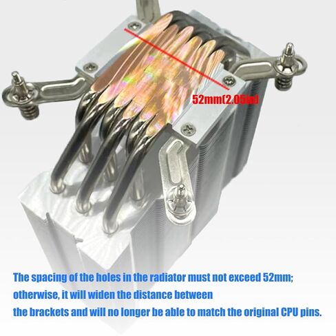 Standardized CPU Heatsink Bracket Backplanes Fastening Screws Metal for 1200 115X Long Durability CPU Fan Mounting Screws in Kuwait