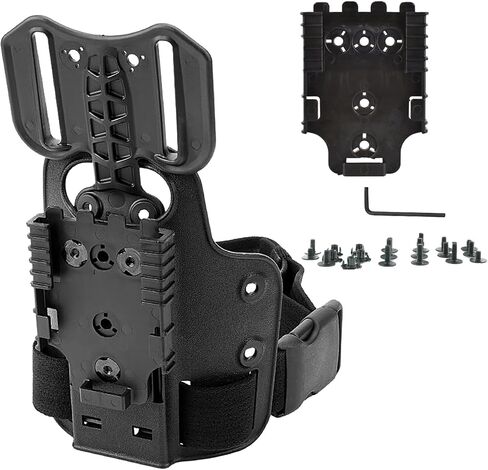 Quick Locking System Kits with Mid/Low Ride Fork and Duty Receiver Plate, Drop Flex Adapter Holster Adjustable Thigh 6004 Shroud Adapter for Gun Holsters in Kuwait