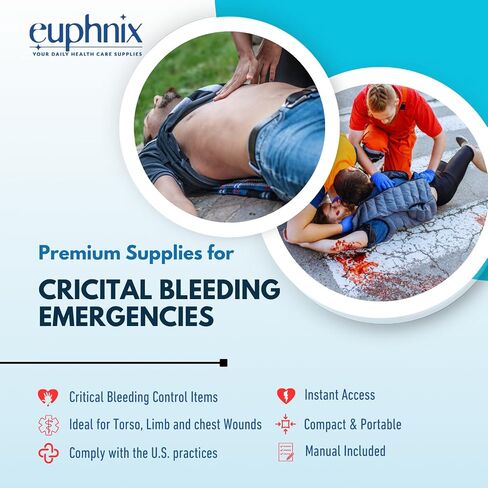 Bleeding Control Kit - Premium Pack 19 Pcs in Kuwait