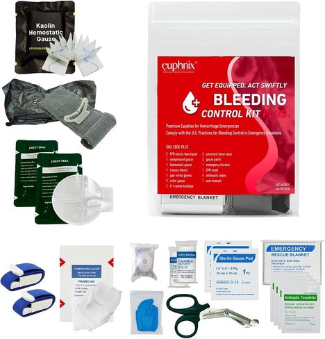 Bleeding Control Kit - Premium Pack 19 Pcs in Kuwait