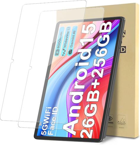 2-Pack Screen Protector Compatible with Suicoey P30 Android 15 Tablet 10 inch, Tempered Glass Clear Film, Anti-Scratch, 9H Hardness, Easy Installation in Saudi Arabia