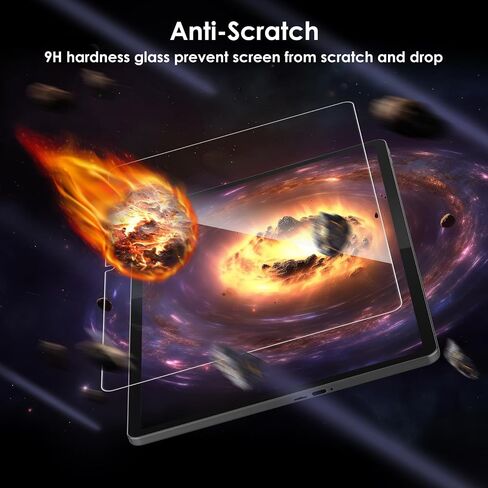 2-Pack Screen Protector Compatible with Suicoey P30 Android 15 Tablet 10 inch, Tempered Glass Clear Film, Anti-Scratch, 9H Hardness, Easy Installation in Saudi Arabia