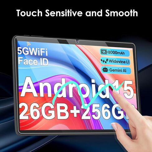 2-Pack Screen Protector Compatible with Suicoey P30 Android 15 Tablet 10 inch, Tempered Glass Clear Film, Anti-Scratch, 9H Hardness, Easy Installation in Saudi Arabia