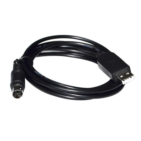 FT232RL CHIP USB to MINI DIN 5PIN MD5 Male RS232 Converter Serial PLC Programming Communication Cable for PLC(3metres) in Saudi Arabia