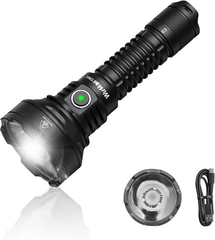 Wurkkos TD01 Tactical Flashlight Rechargeable 2200 Lumens 1039M Long Throw in Saudi Arabia