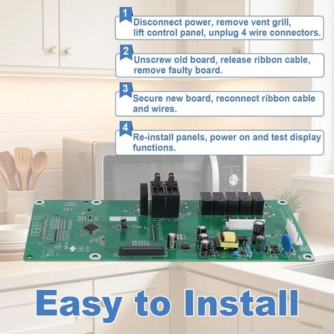 WB27X29801 Microwave Control Board Fits GE JVM3162 JNM3163 Series in Saudi Arabia