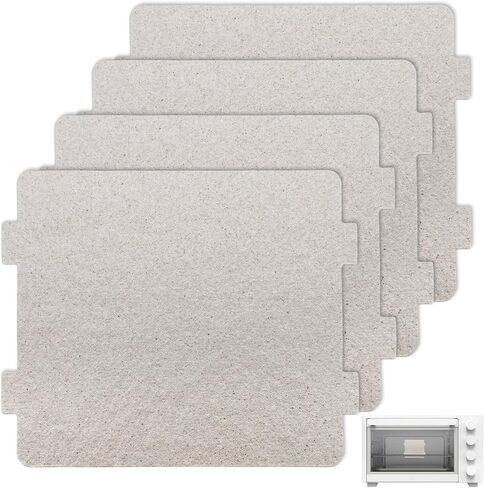 4 PCS Waveguide Cover, Universal Mica Sheet Microwave Wave Guide Cover Replacement Free Cutting According to The Required Size for Universal Microwave Oven Repairing Part, 120X100mm in Kuwait