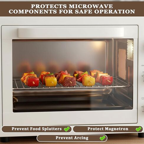 4 PCS Waveguide Cover, Universal Mica Sheet Microwave Wave Guide Cover Replacement Free Cutting According to The Required Size for Universal Microwave Oven Repairing Part, 120X100mm in Kuwait