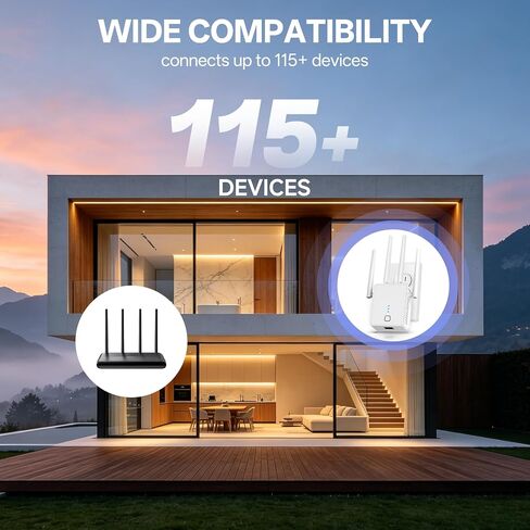WiFi Extender, 2026 20X WiFi Booster 1200Mbps Dual Band in Saudi Arabia