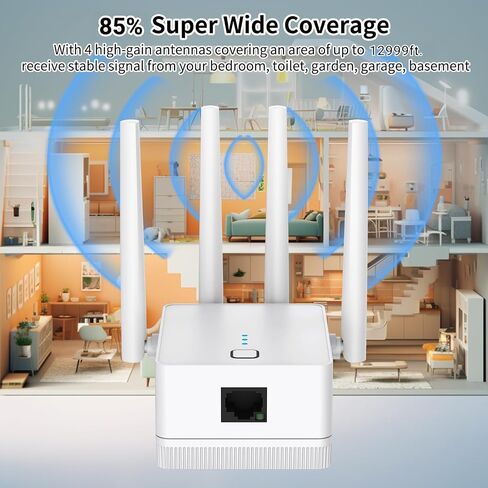 WiFi Extender, 2026 20X WiFi Booster 1200Mbps Dual Band in Saudi Arabia