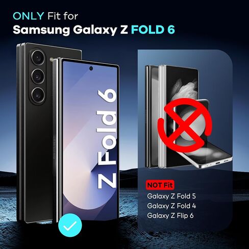AACL 3 Pack for Samsung Galaxy Z Fold 6 Screen Protector Tempered Glass in Saudi Arabia
