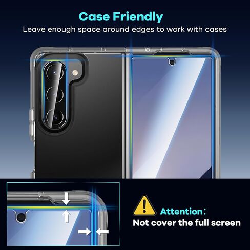 AACL 3 Pack for Samsung Galaxy Z Fold 6 Screen Protector Tempered Glass in Saudi Arabia