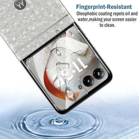 2 Pack Compatible with Motorola Razr 2026 Screen Protector [Front Screen Only],9H Tempered Glass Film,HD Clear Scratch Resistant,Bubble-Free for Motorola Razr 2026 Screen Protector in Saudi Arabia