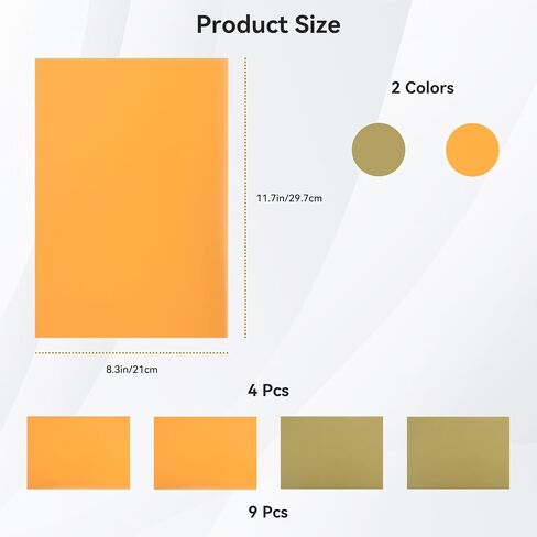 UTEBIT 4Pcs Color Gels for Photography 11.7 x 8.3 Film Plastic Sheets in Saudi Arabia