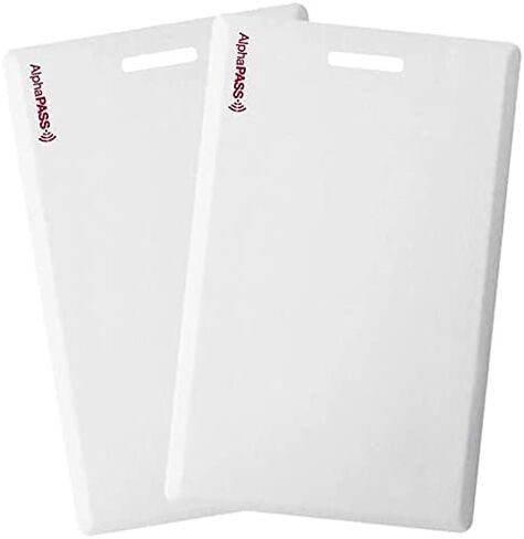 بطاقة القرب AlphaPass Clamshell المبرمجة في نفس اليوم للتحكم في الوصول. يستبدل HID 1326 ProxCard II. تنسيق قياسي 26 بت H10301. اختر رمز المنشأة ونطاقها. (25 حزمة) in Kuwait