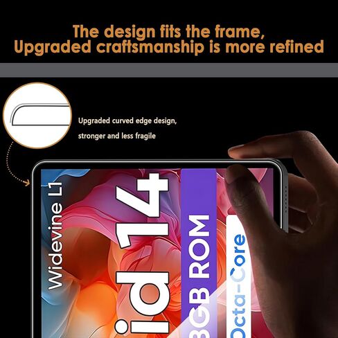 Hianjoo 3-Pack Screen Protector Compatible with COLORROOM Tablet C5 11 inch 2026, Tempered Glass [HD Clarity] [9 Hardness] [Anti-Scratch] [Easy Installation] in Kuwait