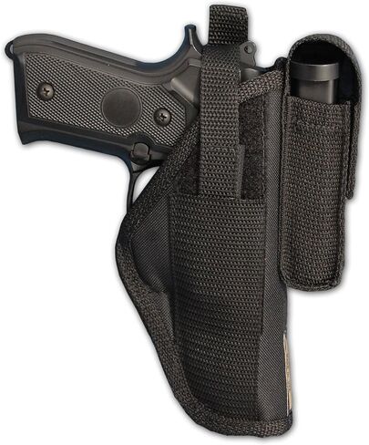 Barsony New Gun OWB Belt Holster w/Magazine Pouch for Full Size 9mm 40 45 Pistols in Saudi Arabia