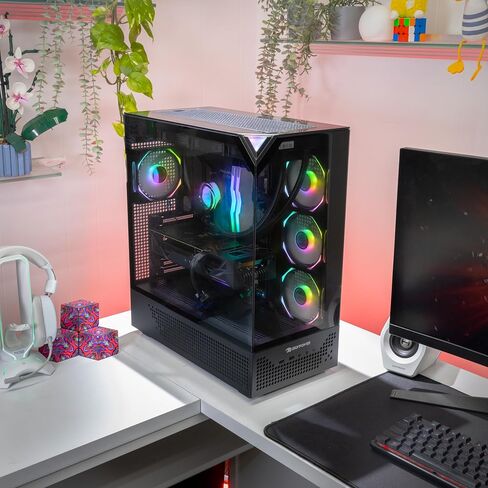 iBUYPOWER Element Pro Gaming PC Desktop Computer Intel Core Ultra 7 265KF CPU, NVIDIA GeForce RTX 5070 12GB GPU, 32GB DDR5 RGB 5200MHz RAM, 2TB SSD,Windows 11 Home,Gamer Keyboard and Mouse -EPBI7N5701 in Saudi Arabia