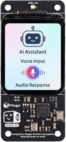 قبعة PiSugar Whisplay: شاشة عرض الصوت والألوان لـ Pi Zero/5 in Saudi Arabia