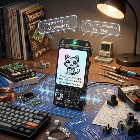 قبعة PiSugar Whisplay: شاشة عرض الصوت والألوان لـ Pi Zero/5 in Saudi Arabia