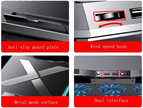Adjustable Folding Desktop Cooling Base Laptop Heat Dissipation Stand in Saudi Arabia