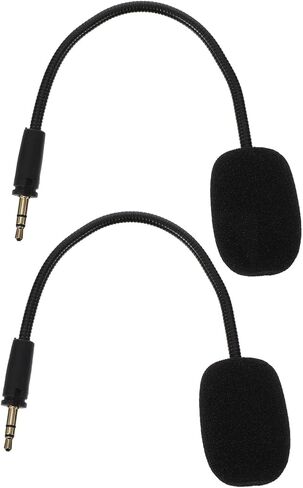ARTIBETTER 2pcs Gaming Headset Replacement Mic 3.5mm Detachable Boom in Saudi Arabia