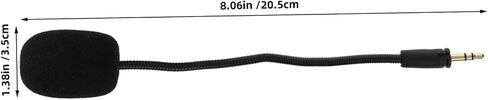 ARTIBETTER 2pcs Gaming Headset Replacement Mic 3.5mm Detachable Boom in Saudi Arabia
