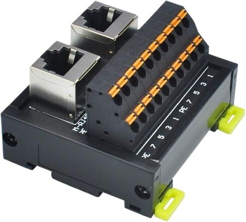 RJ45 Adapter Network Port to Terminal Dual Port Vertical in Kuwait