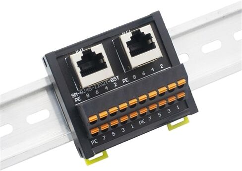 RJ45 Adapter Network Port to Terminal Dual Port Vertical in Kuwait