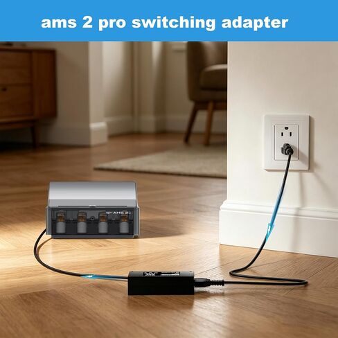 AMS 2 Pro Power Supply 24V Switching Adapter for Bambu Lab AMS 2 Pro Automatic Material System Compatible with Bambu Lab AMS ADS-96HLA-19-1 24096E Power Cord Charger in Kuwait