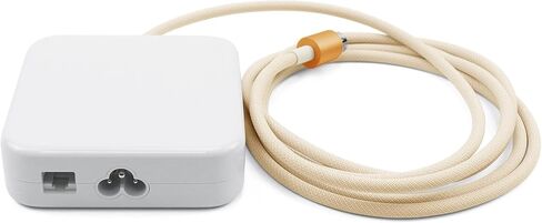 143w Power Adapter w/Ethernet A2290 for iMac (24 inch M1/M3/M4) A2280 A2439 A2438 A2873 A2874 A3137 A3247 US Power Cord Cable 923-05141 661-18537 661-46766 (Yellow w/Ethernet) in Saudi Arabia