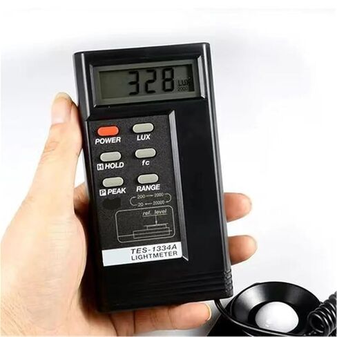 Digital Light Meter, Measurement Analysis Instruments TES-1334A Illumination Meter 1332A 1330A Photometer Lux(TES-1330A) in Kuwait