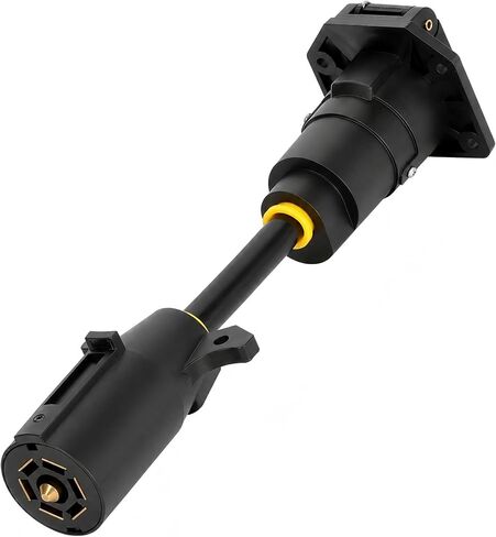 7-Way RV Camera Adapter with Power Switch, Provides Stable 12V Power for Furrion Vision S Backup Camera System, Plug & Play Replacement for F2BC004XXBK in Saudi Arabia
